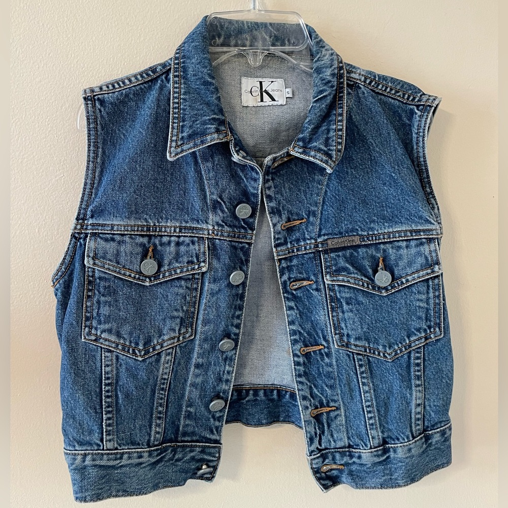 Denim Vest Calvin Klein